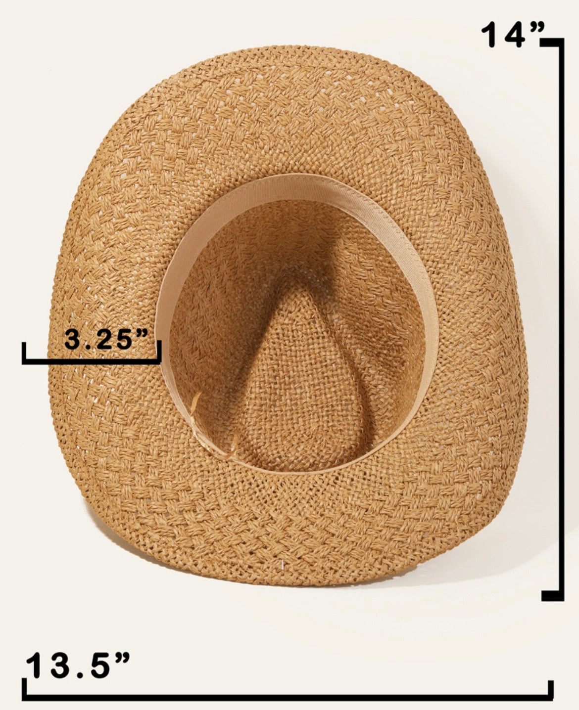 Brown Coastal Cowgirl Mouse Hat