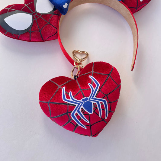 Spidey Heart Keychain