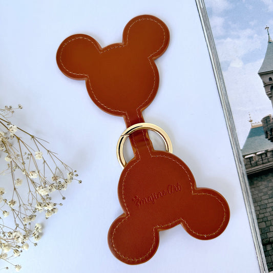 Brown Mouse Hat Clip