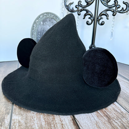 Black Mousey Witch Hat