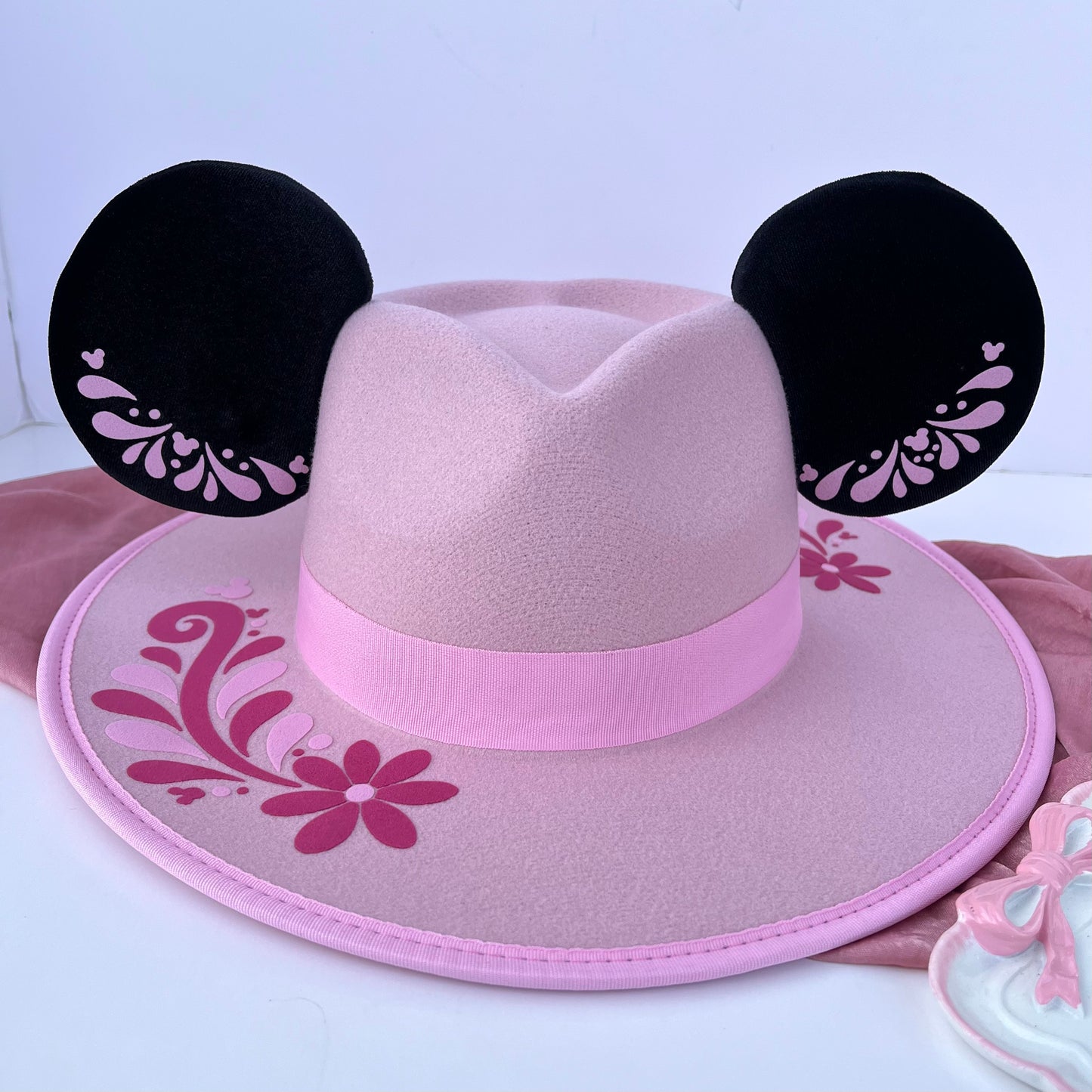 Talavera Blush Heart Mouse Hat