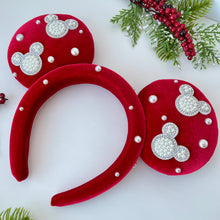 Load image into Gallery viewer, D&#39;luxe Red Mouse Pearl Ears
