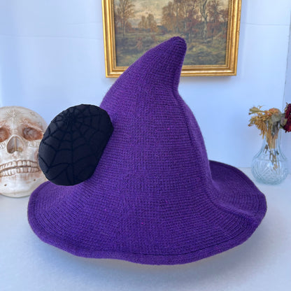 Purple Mousey Witch Hat