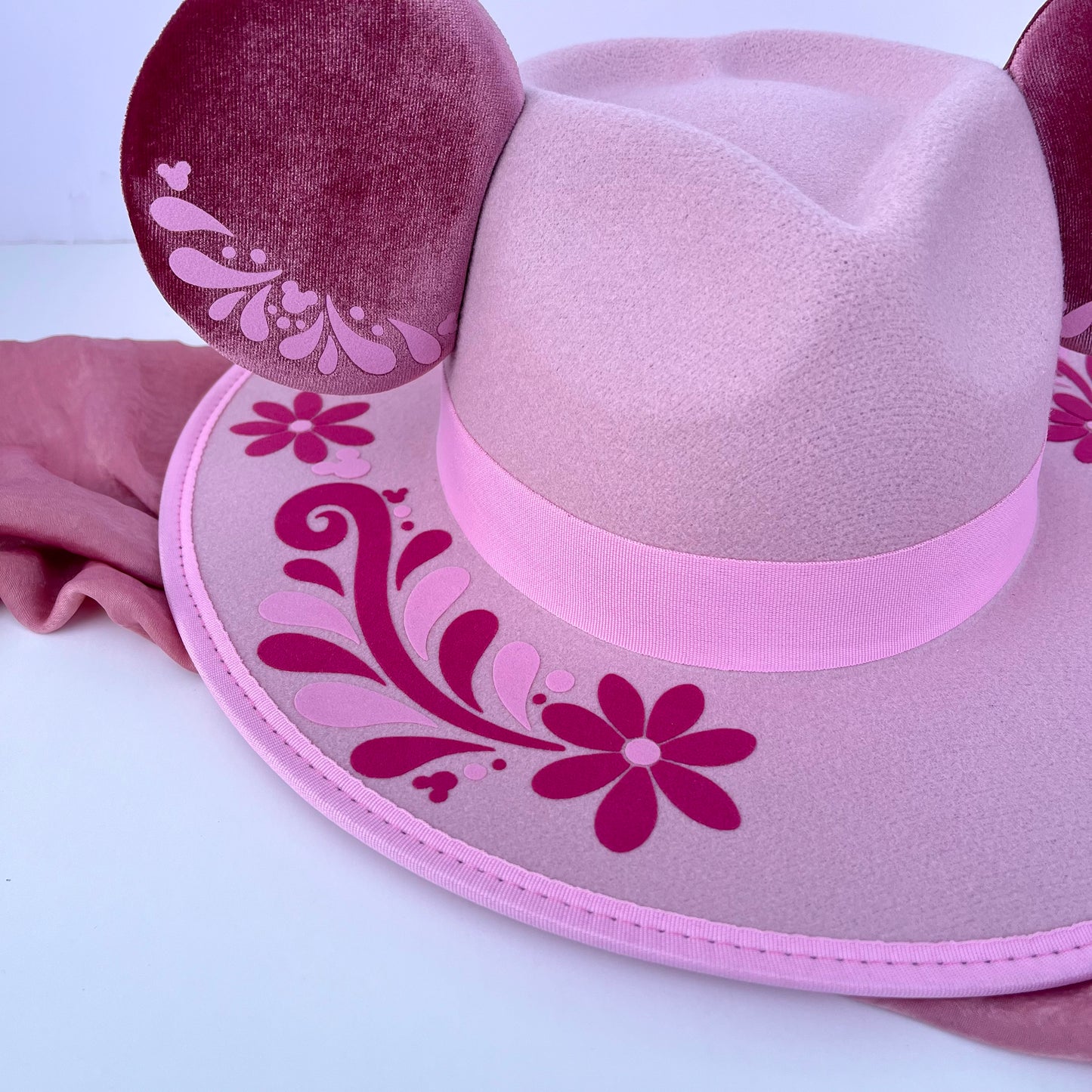 Talavera Blush Heart Mouse Hat