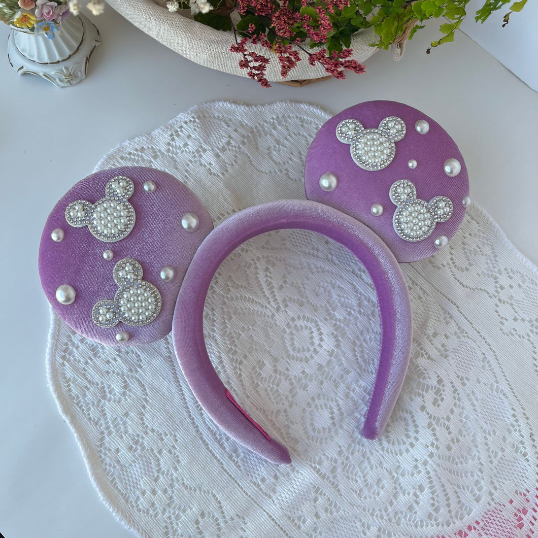 D'luxe Lavender Mouse Pearl Ears