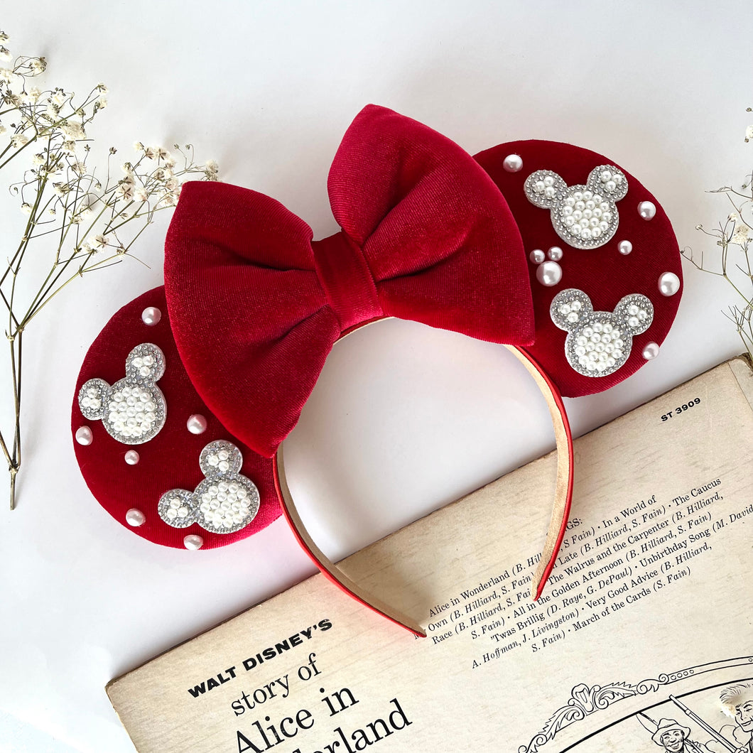 Red Mouse Pearl Ears