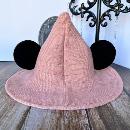 Pink Mousey Witch Hat