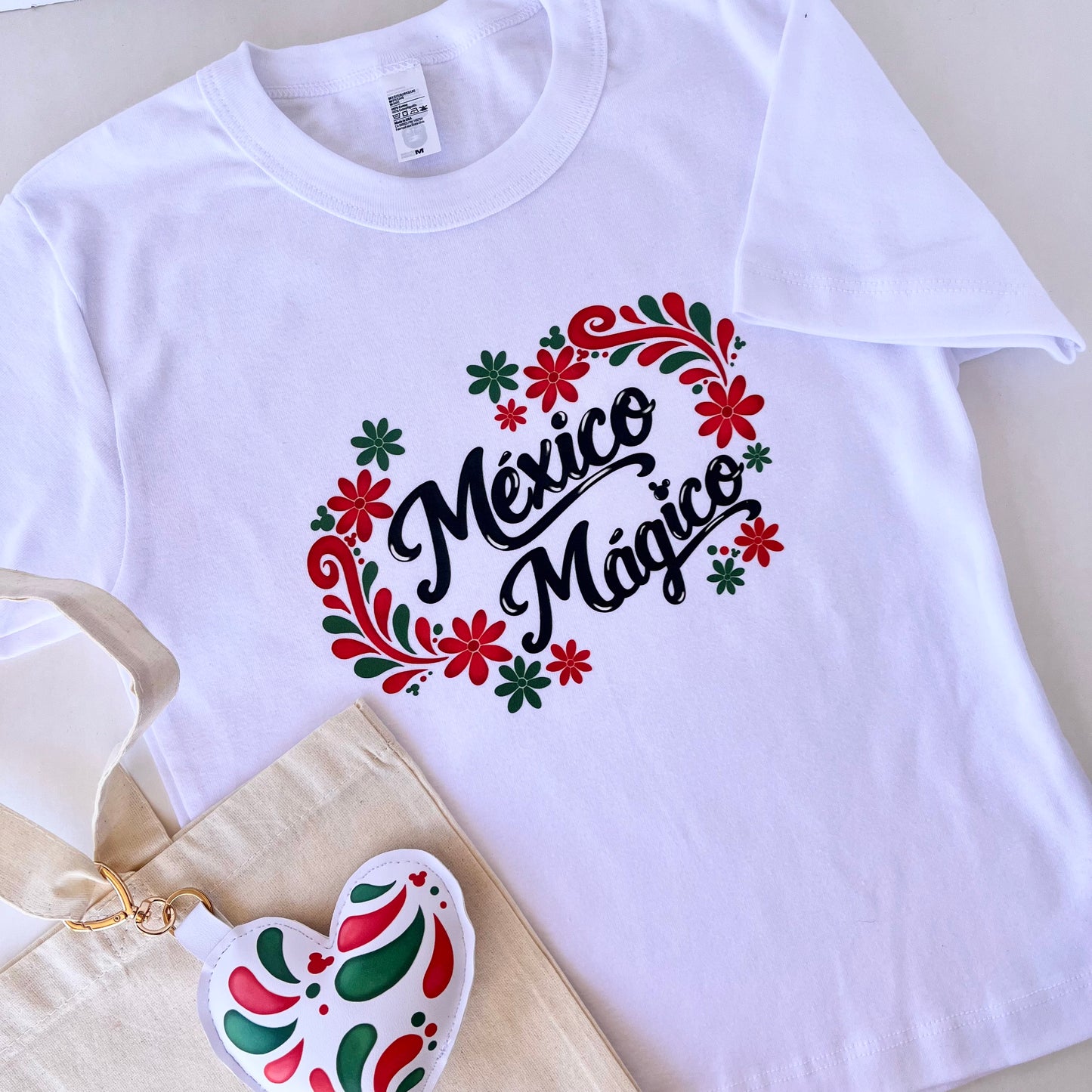 Mexico Magico Crop Baby-tee Shirt