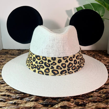 White Mouse Sun Hat