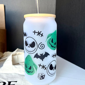 Spooky Nightmare Glass Can