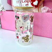 Load image into Gallery viewer, Sweetheart Cafe Glass Can
