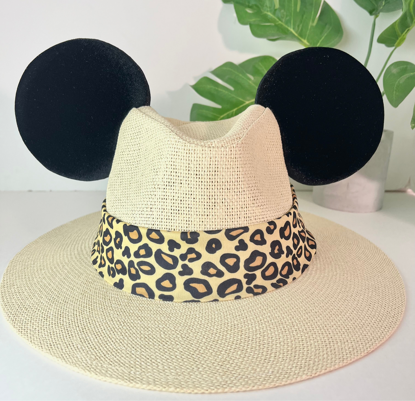 Cream Mouse Sun Hat
