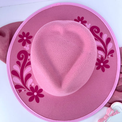 Talavera Rose Heart Mouse Hat