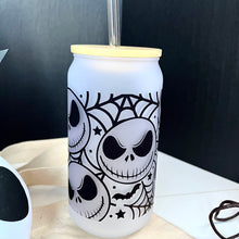 Load image into Gallery viewer, Pumpkin King Glass Can
