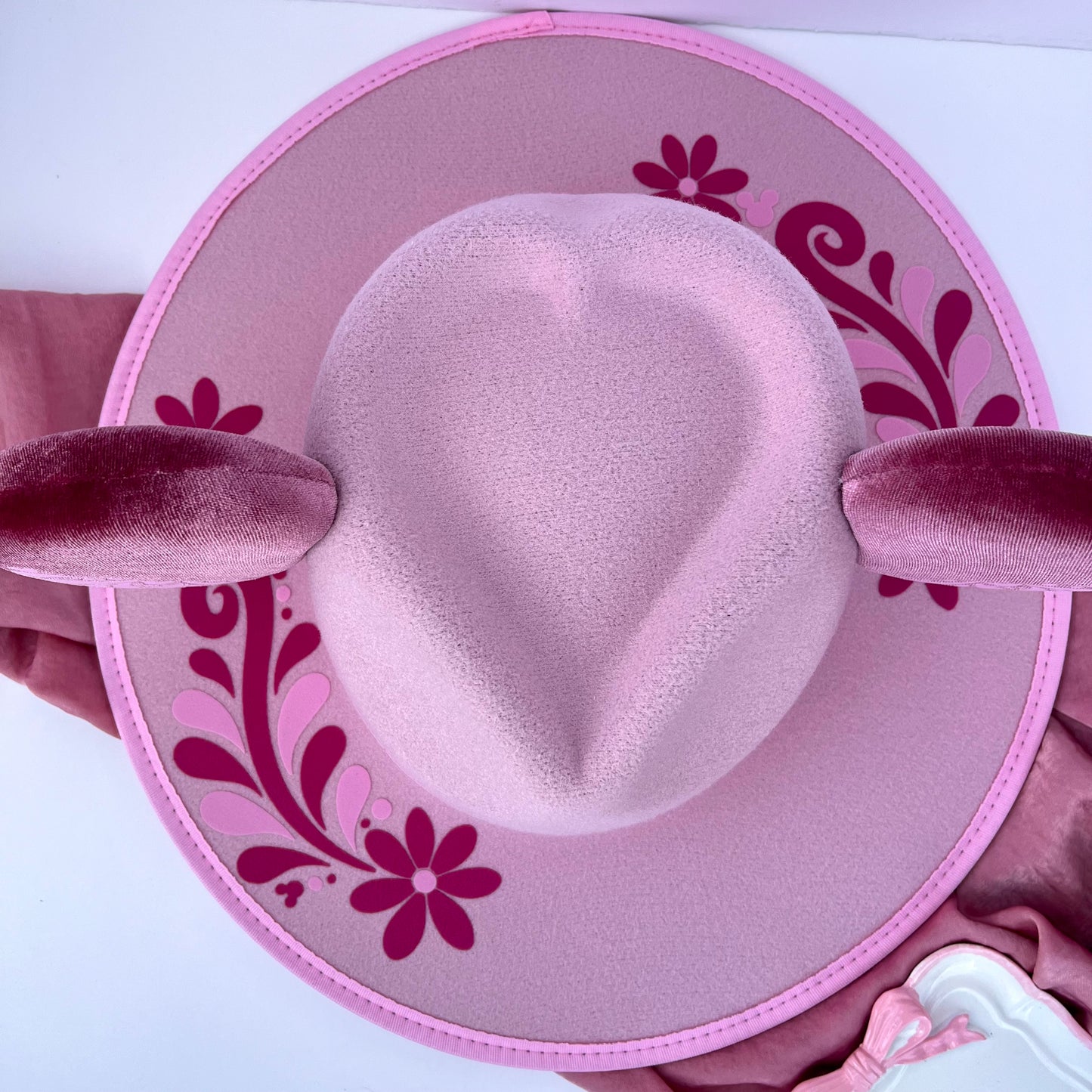 Talavera Blush Heart Mouse Hat