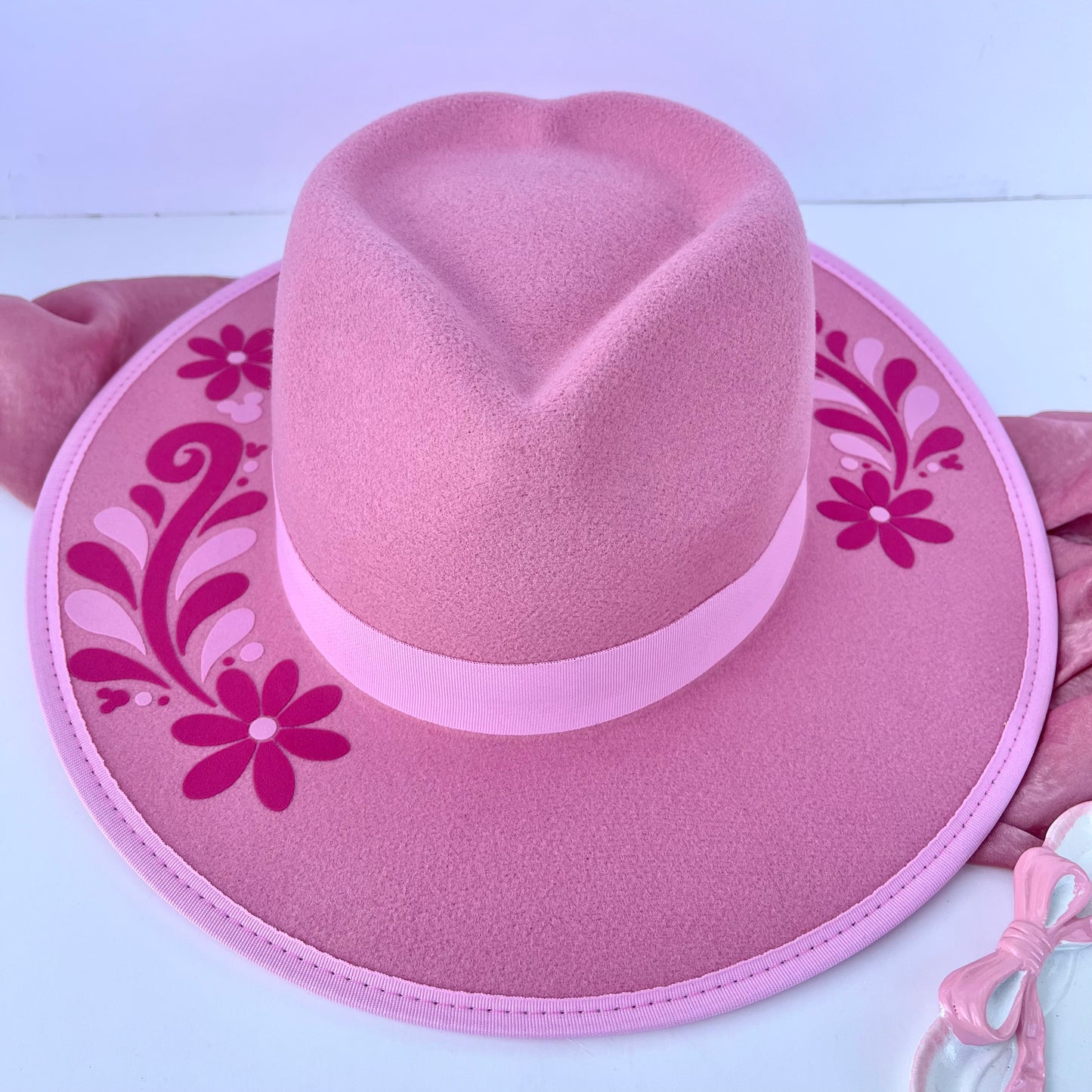 Talavera Rose Heart Mouse Hat