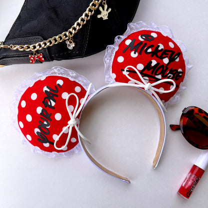 Mickey Signature Red Polka Dot Ears