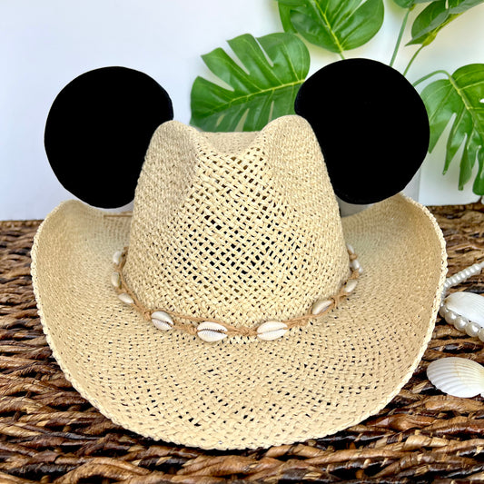 Sand Coastal Cowgirl Mouse Hat
