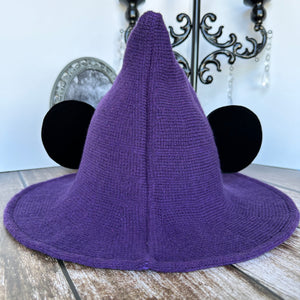 Sombrero de bruja ratonil morado