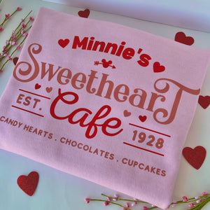 Sweetheart Cafe Suéter unisex con cuello redondo