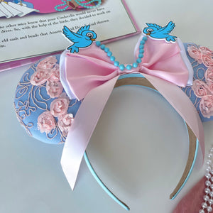 Blue Cinderella Lace Ears