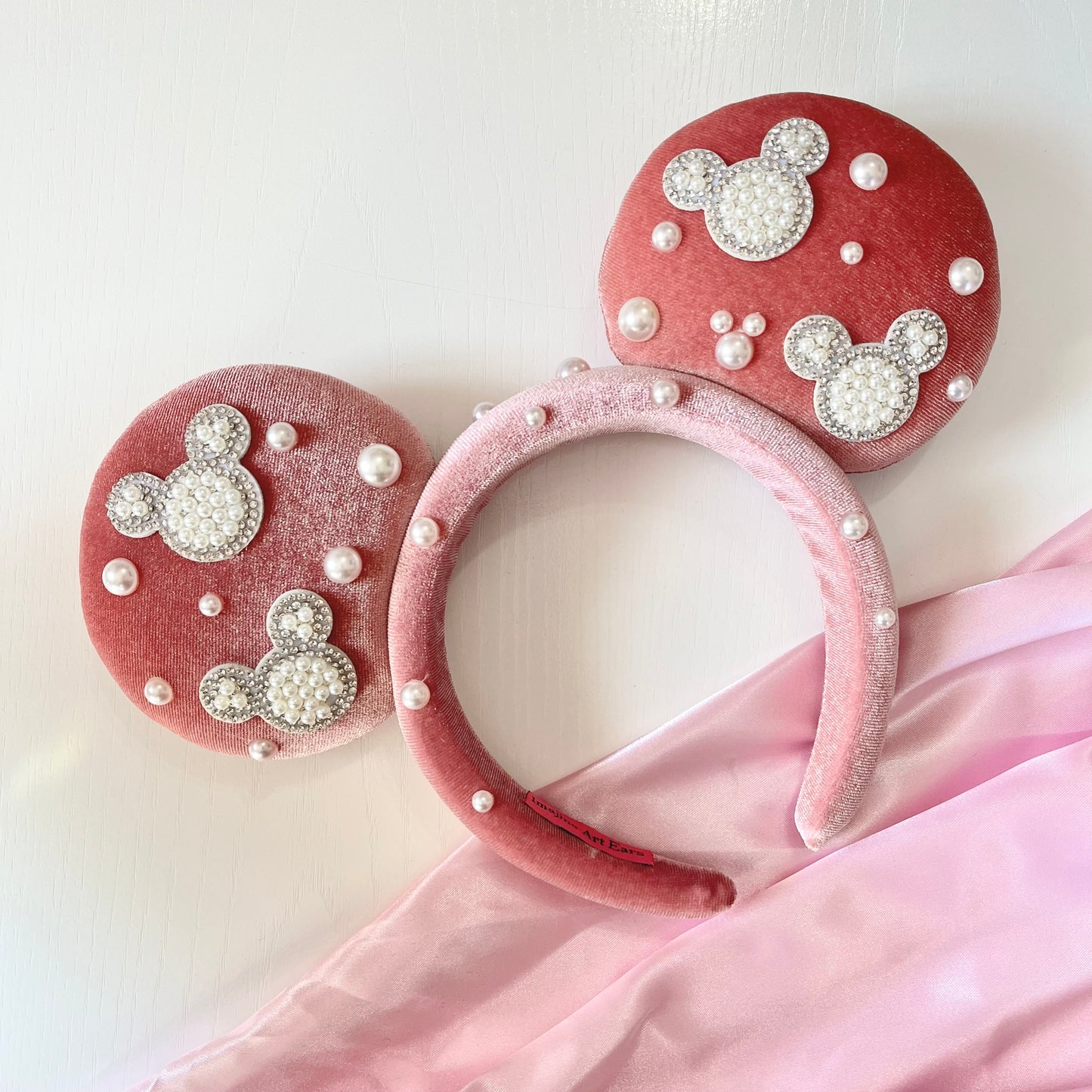 D'luxe Mauve Mouse Pearl Ears