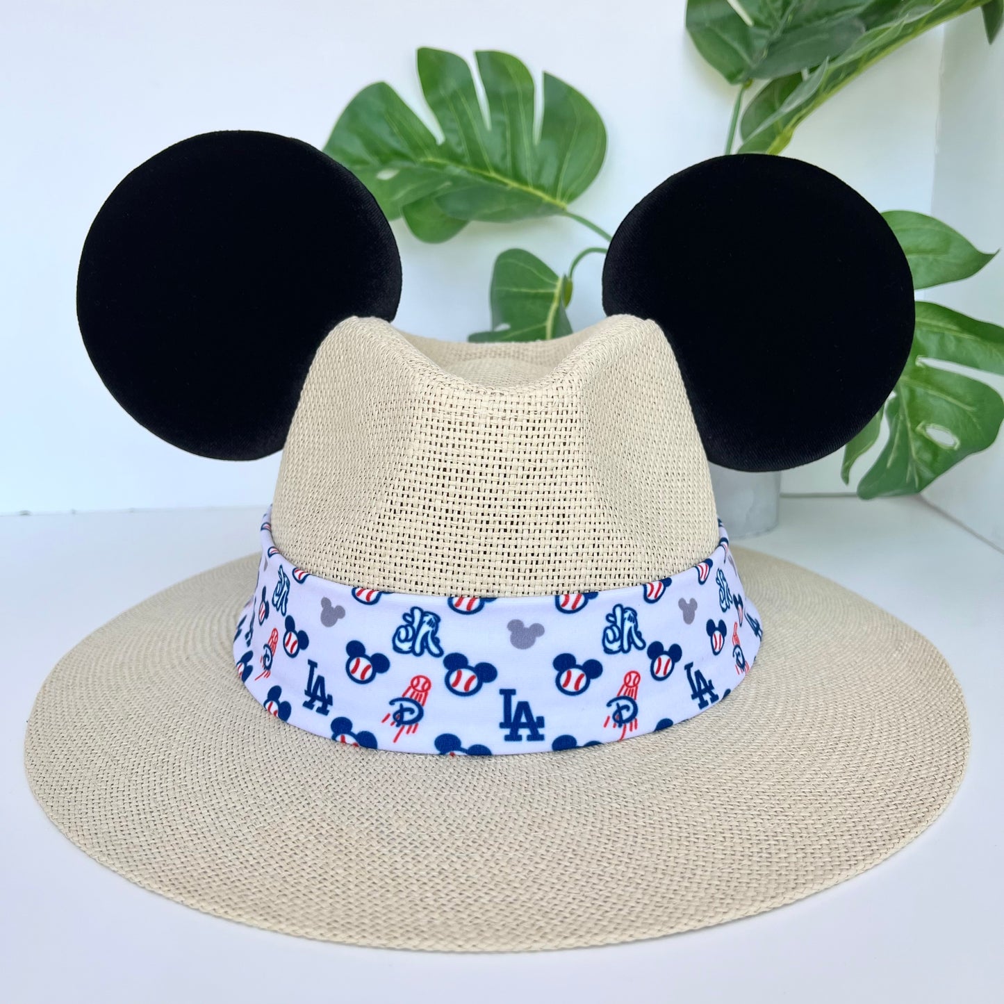 Cream Mouse Sun Hat
