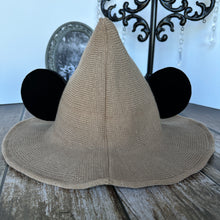 Load image into Gallery viewer, Tan Mousey Witch Hat
