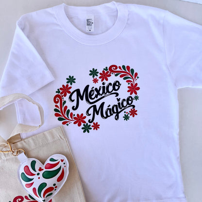 Mexico Magico Crop Baby-tee Shirt
