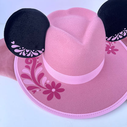 Talavera Rose Heart Mouse Hat