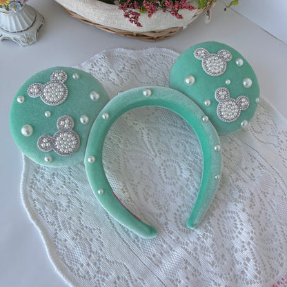 D'luxe Mint Mouse Pearl Ears