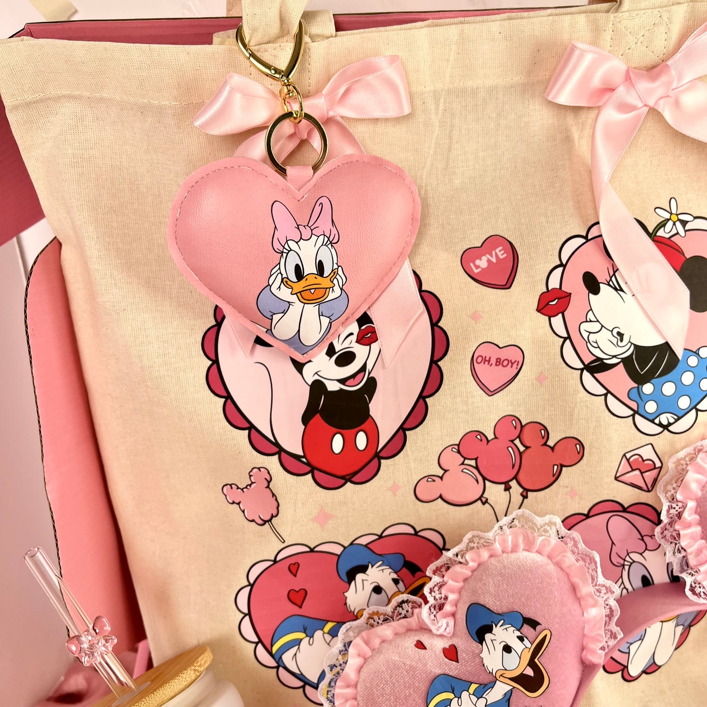 Sweetheart Heart-shaped Keychain