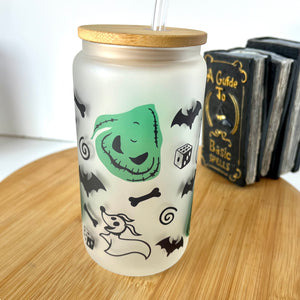 Spooky Nightmare Glass Can