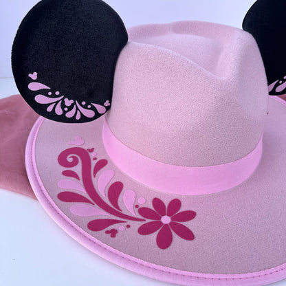 Talavera Blush Heart Mouse Hat