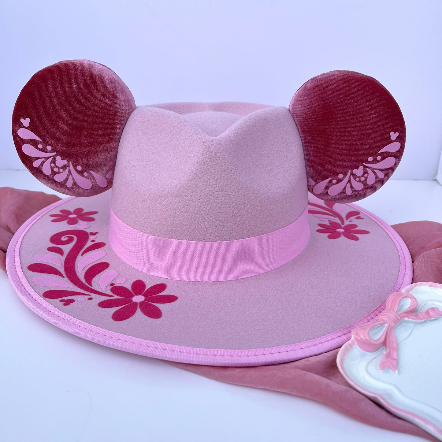 Talavera Blush Heart Mouse Hat
