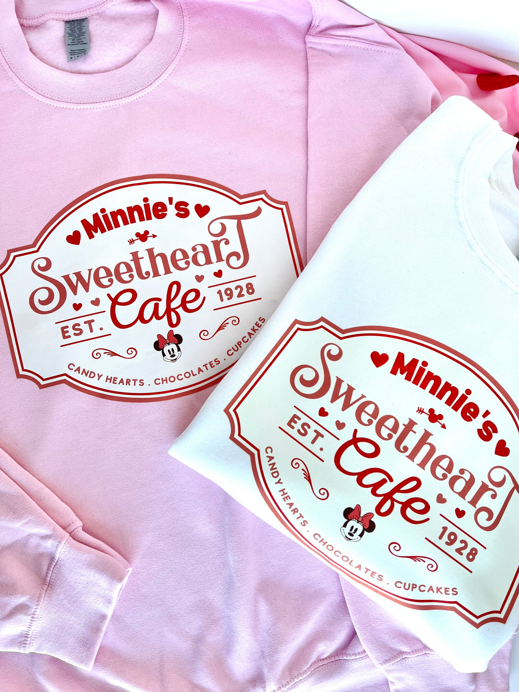 Sweetheart Cafe Suéter unisex con cuello redondo