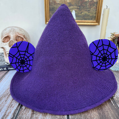Purple Mousey Witch Hat