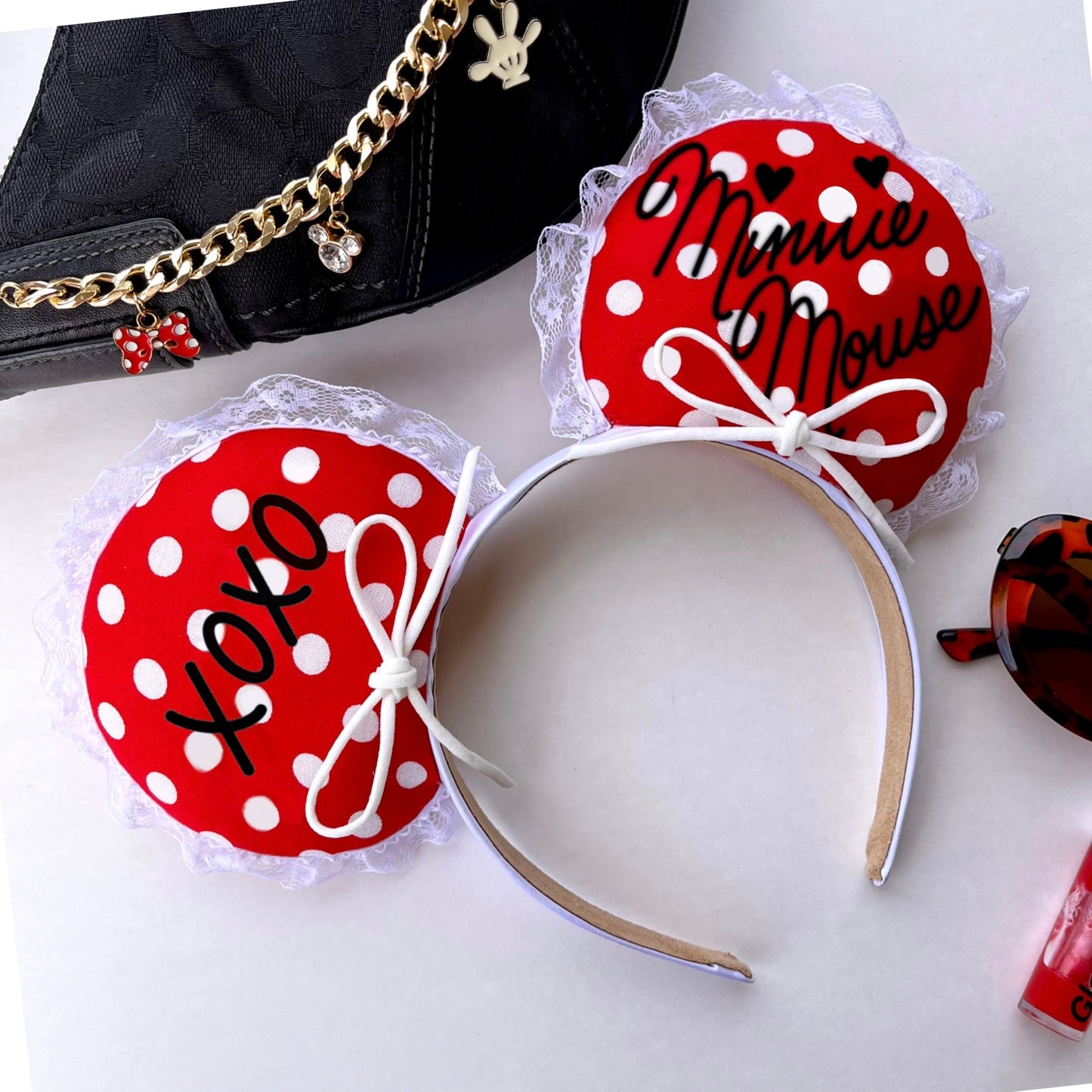 Red Polka Dot Mommy & Me-nnie Ears