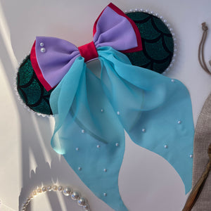 Teal Mermaid Tail Ears