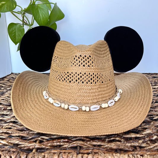 Sombrero de sol de ratón negro