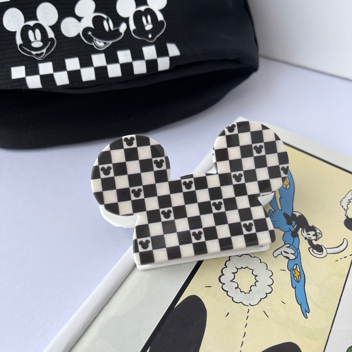 SMALL | Checkered Mouse Hair Claw