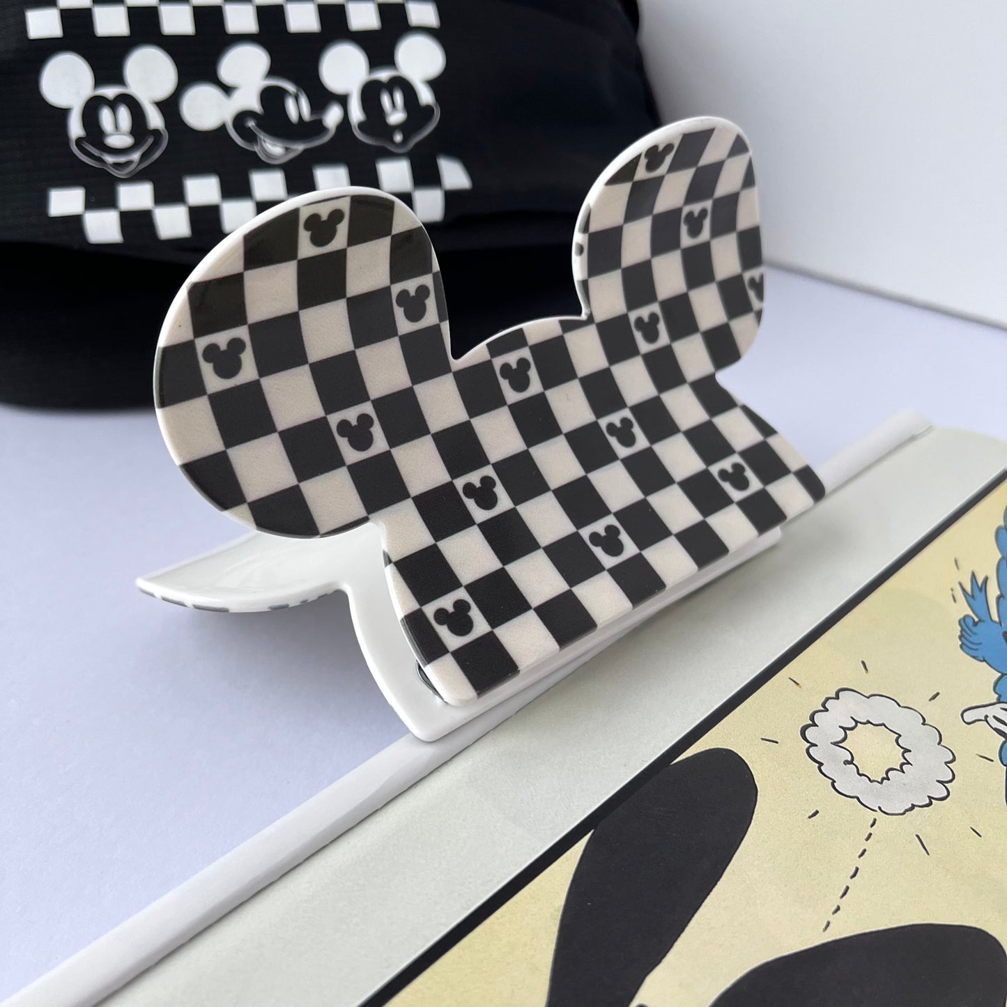 LARGE | Checkered Mouse Hair Claw