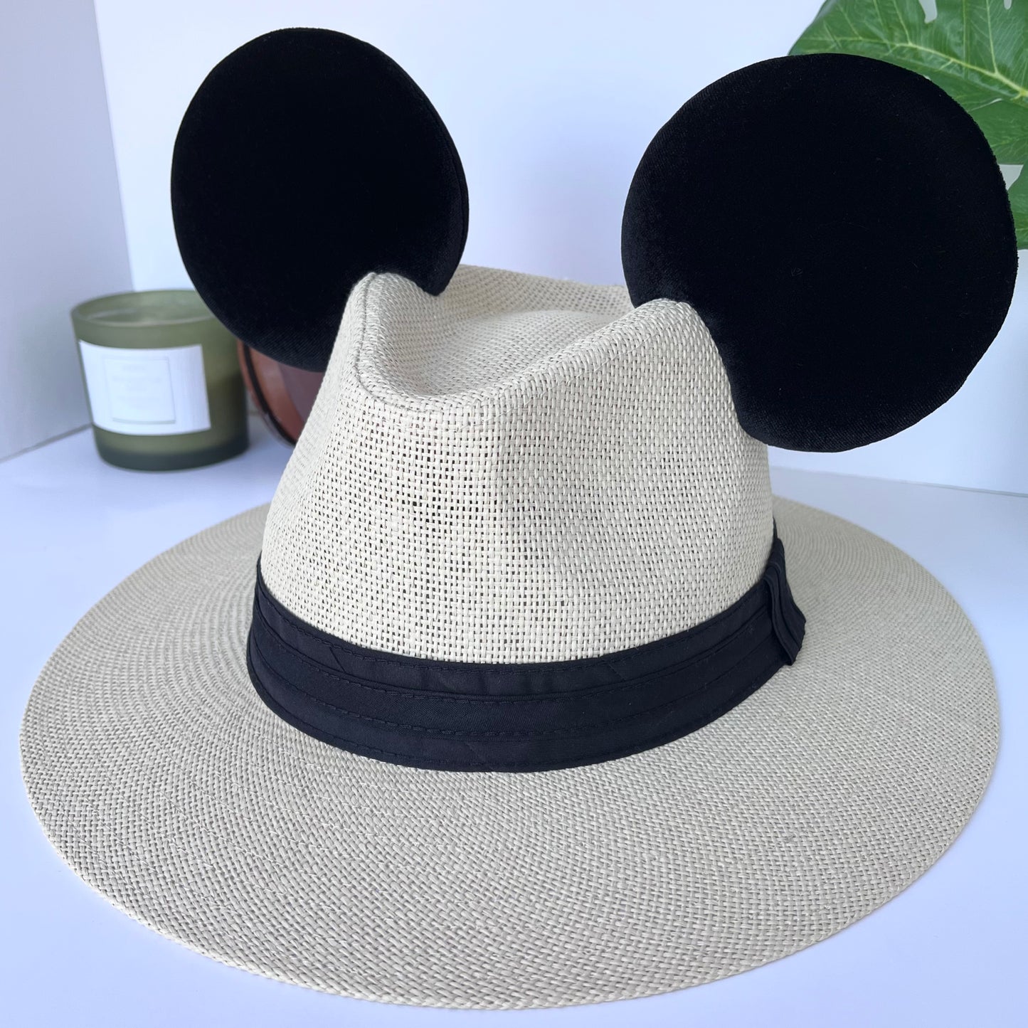 Cream Mouse Sun Hat