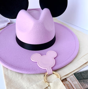 Pink Mouse Hat Clip