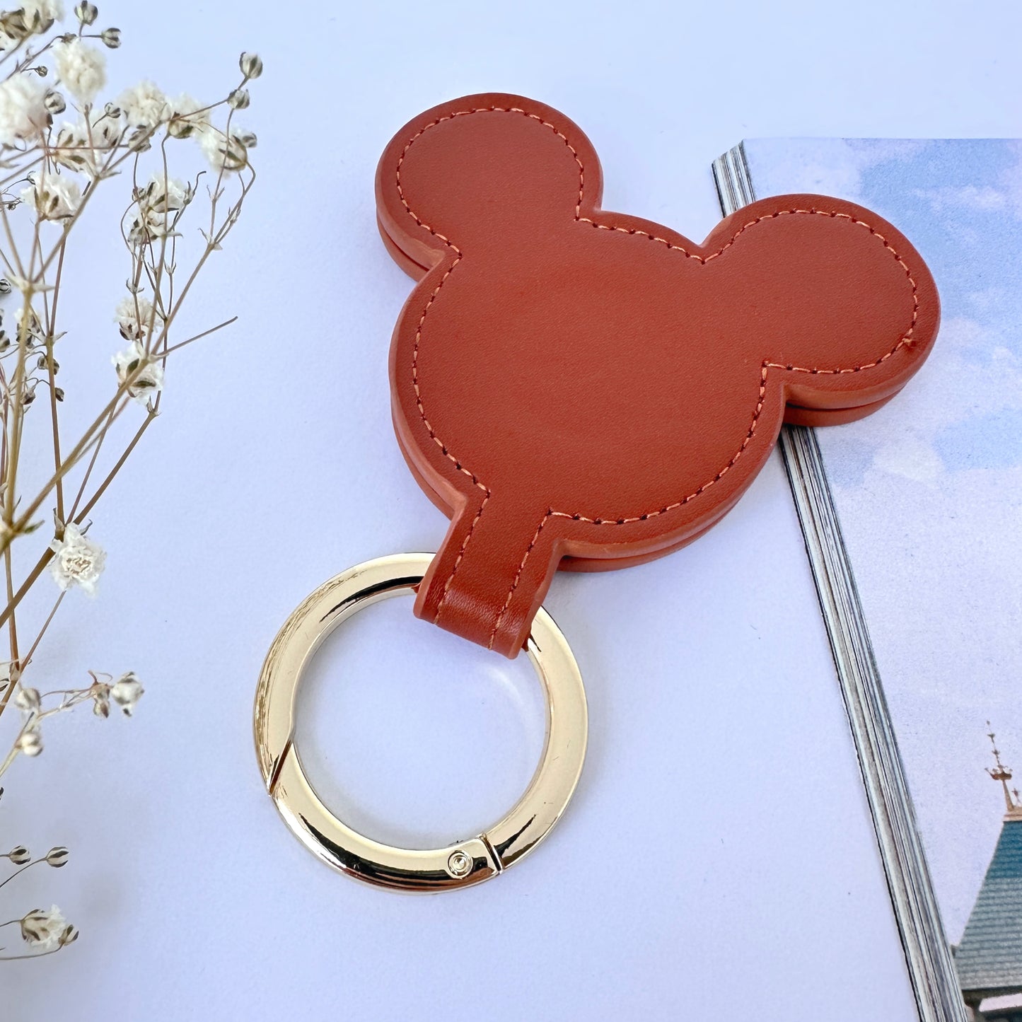 Brown Mouse Hat Clip