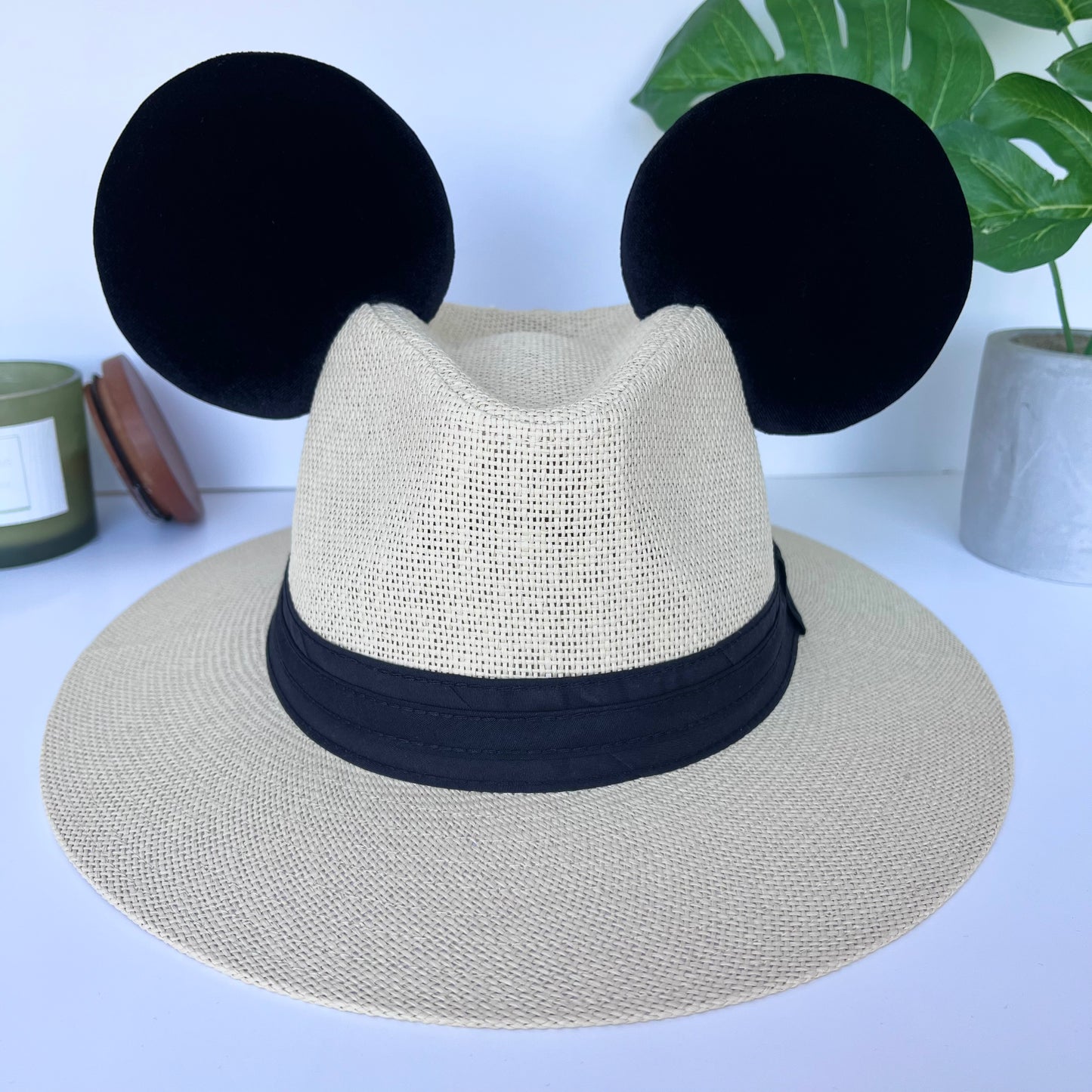 Cream Mouse Sun Hat