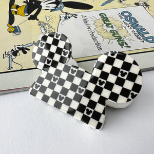 SMALL | Checkered Mouse Hair Claw