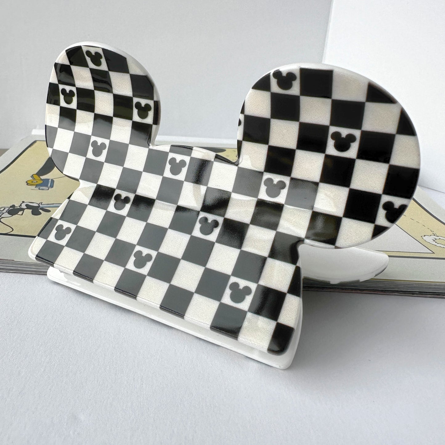 LARGE | Checkered Mouse Hair Claw