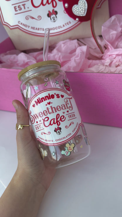 Sweetheart Cafe Glass Can